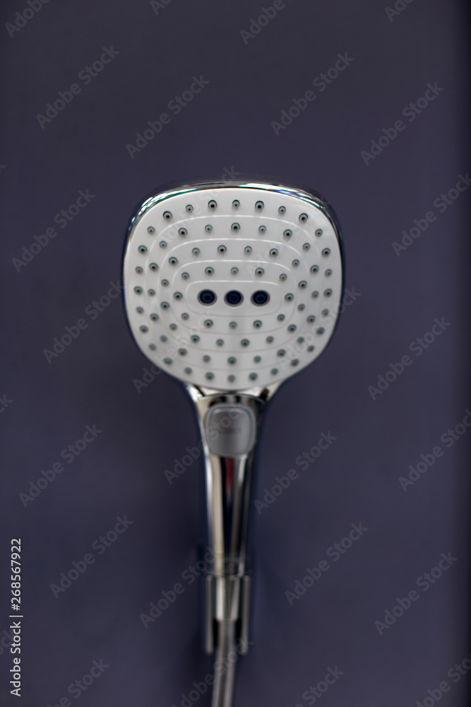 Renovation theme. Choosing new shower watering Renovation theme. Choosing new shower watering
