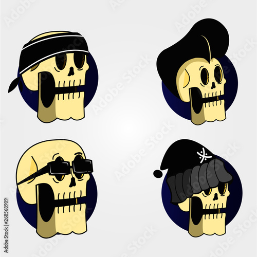 colección de calaveras