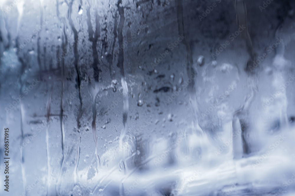 Glass with water drops as background Glass with water drops as background