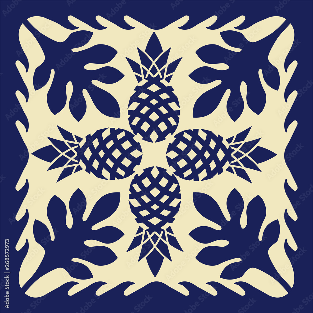 ハワイアンキルトのパターン 青 パイナップル 自然 背景イラスト テクスチャ 夏のイメージ ベクターデータ Hawaiian Quilt Background Stock Vector Adobe Stock ハワイアンキルトのパターン 青 パイナップル 自然 背景イラスト テクスチャ 夏のイメージ ベクターデータ Hawaiian Quilt Background Stock Vector Adobe Stock