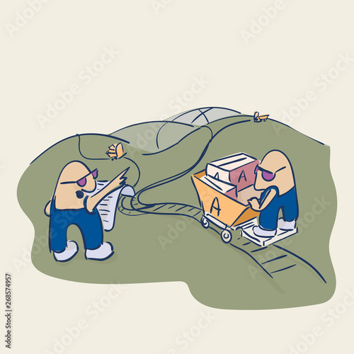 transportation layer osi model vector illustration doodle