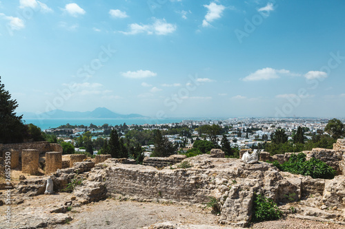 Punic ruins of Carthage, Tunisia.
