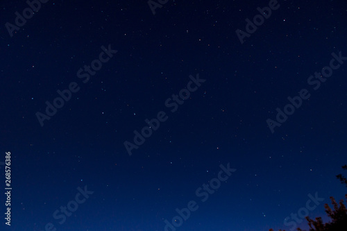 Φωτογραφία Night starry sky, constellations of big and small bear