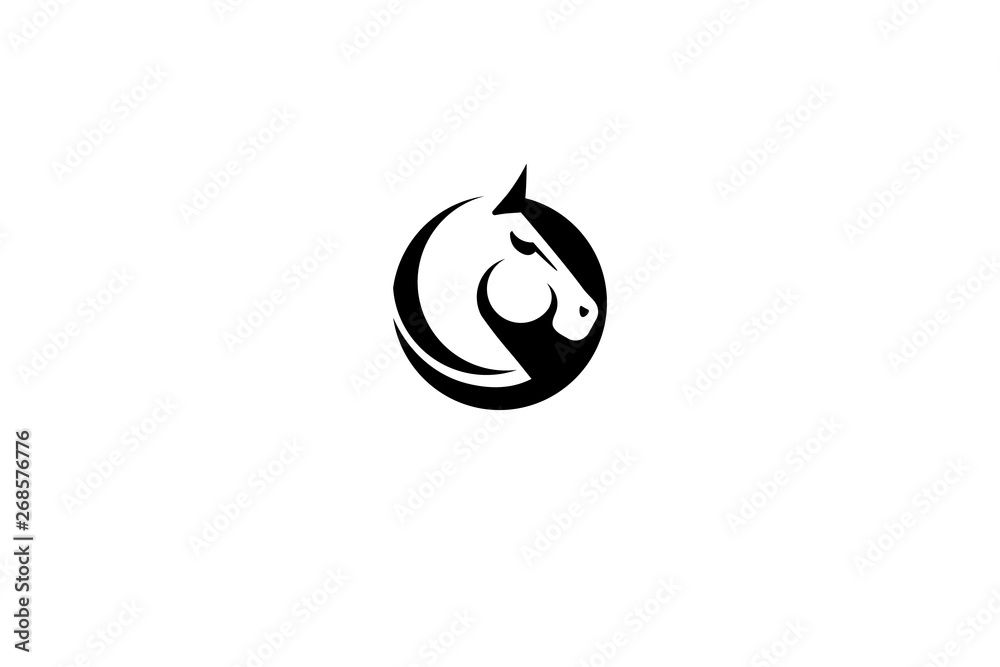 horse logo with negative space horse logo with negative space