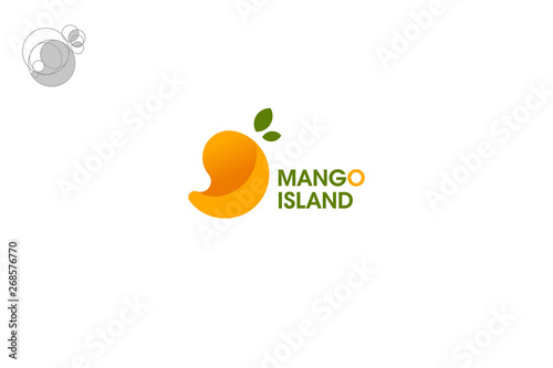 logo mango built on geometric shapes