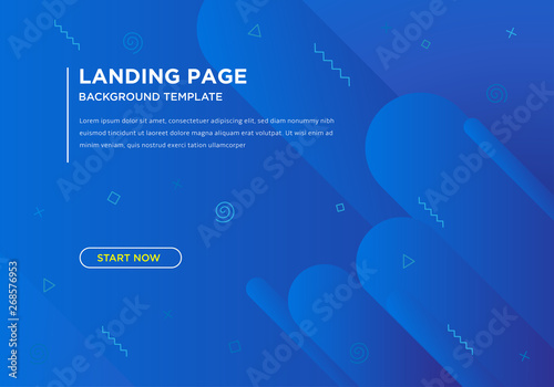 landing page background template with abstract concept, vector eps 10 