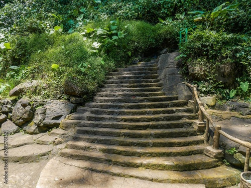 stone staircase in the Park