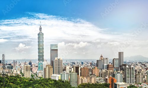 Beautiful Taipei cityscape, Taiwan 