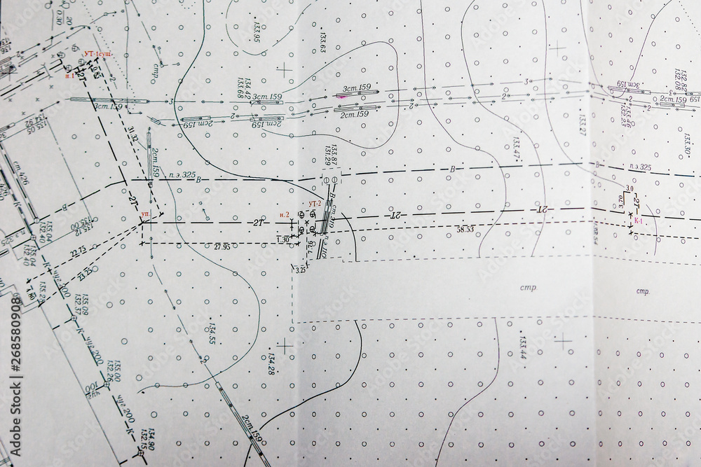 topographic terrain plan, location of communications in the terrain topographic terrain plan, location of communications in the terrain