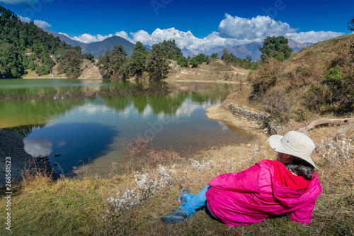 Deoria tal, uttarakhand, India photo