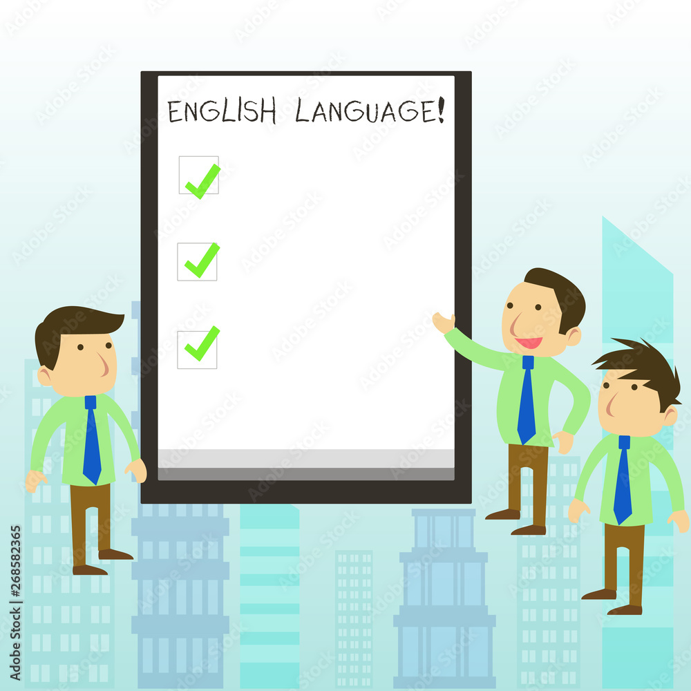 Word writing text English Language. Business photo showcasing third spoken native lang in world after Chinese and Spanish Word writing text English Language. Business photo showcasing third spoken native lang in world after Chinese and Spanish