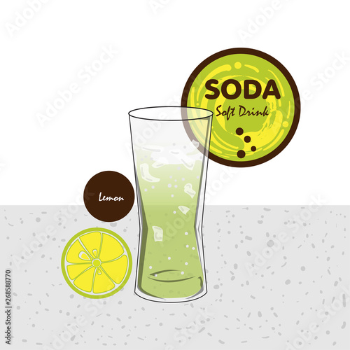 soda soft drink fruit graphic cup