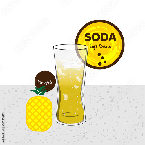 soda soft drink fruit graphic cup