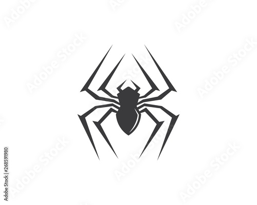 spider icon logo vector