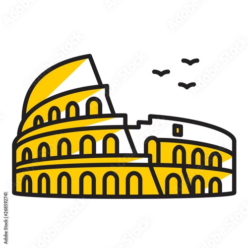 Italy colosseum rome