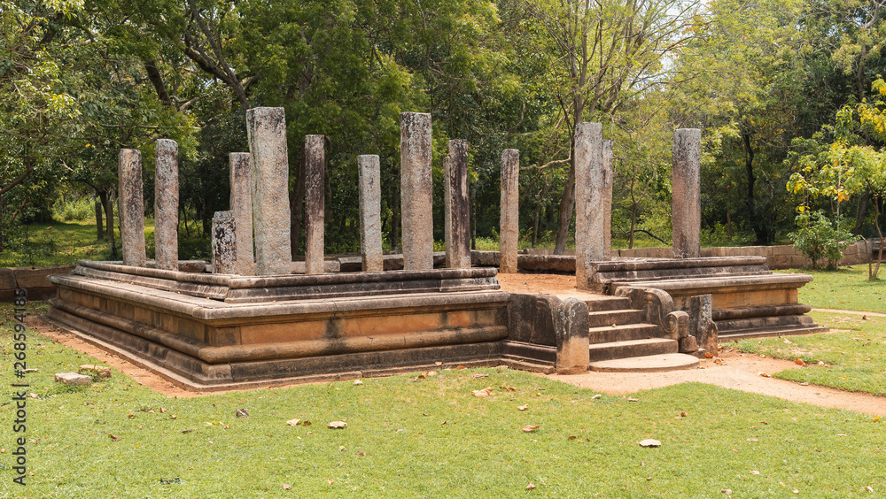 Ancient Buddhist ruins in Polonnaruwa in Sri Lanka Ancient Buddhist ruins in Polonnaruwa in Sri Lanka