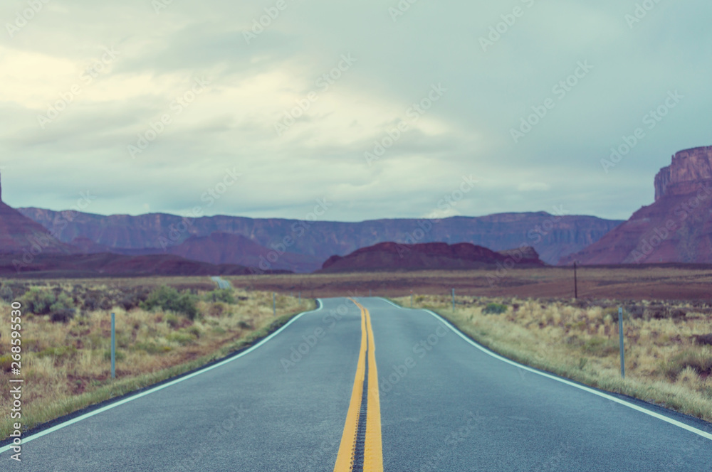Road in prairie Road in prairie