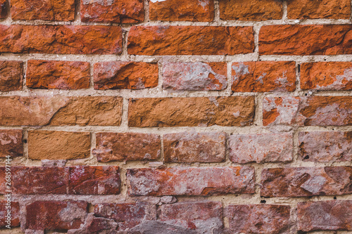 Grunge brick wall texture. Brickwork background