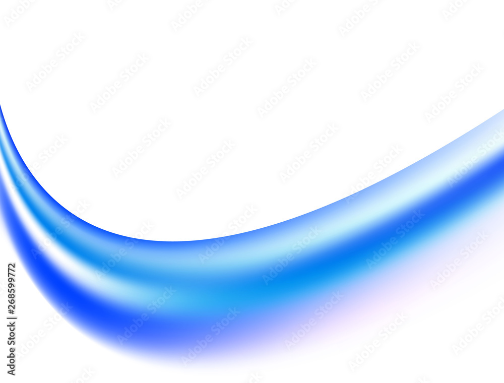 Obraz premium Modern background, abstract wave design, soft blue, soft