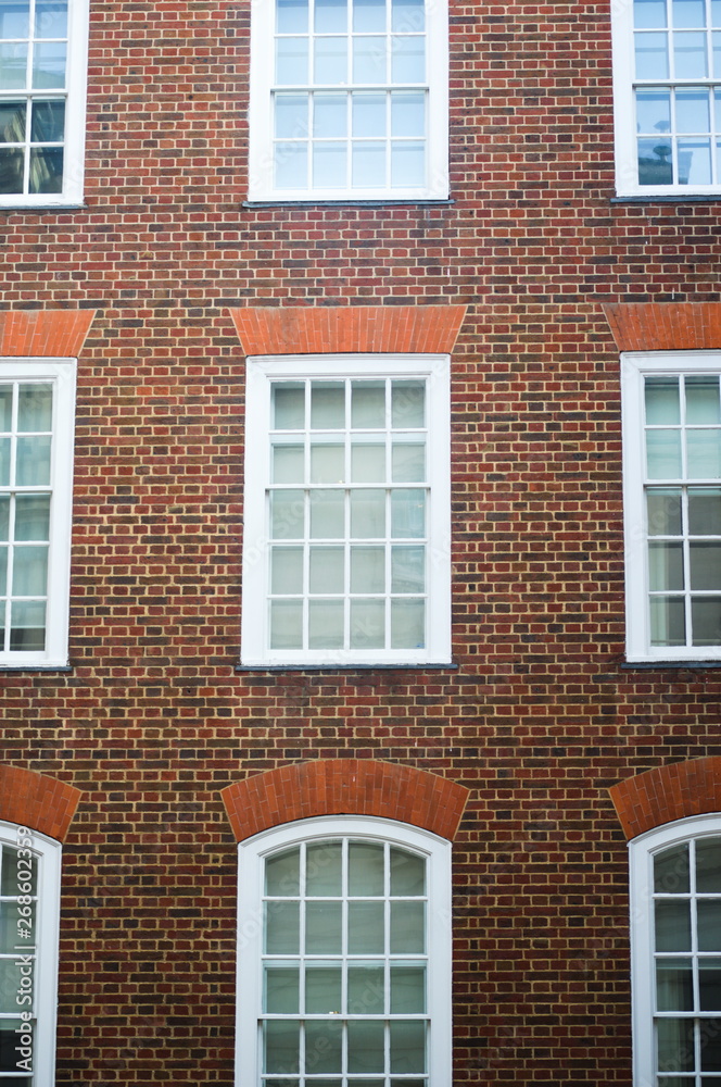 Windows in a street of Blackfriars, London