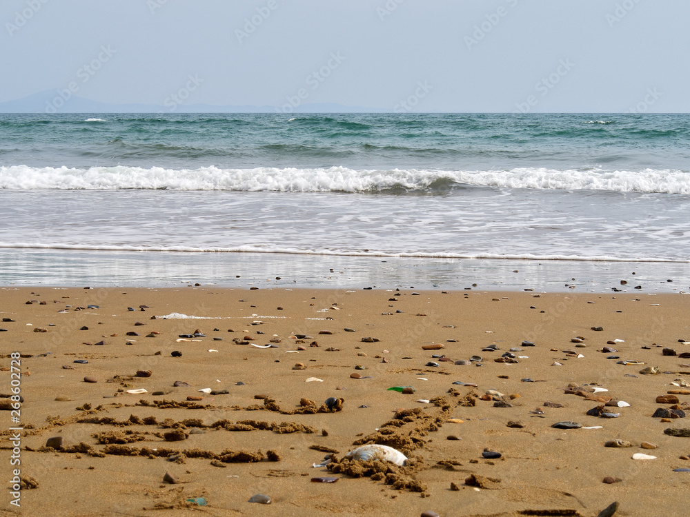 warm spring day on the beach warm spring day on the beach