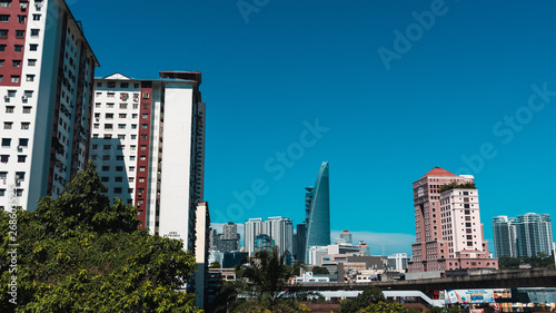 Photography buildings in the city of Kuala Lumpur