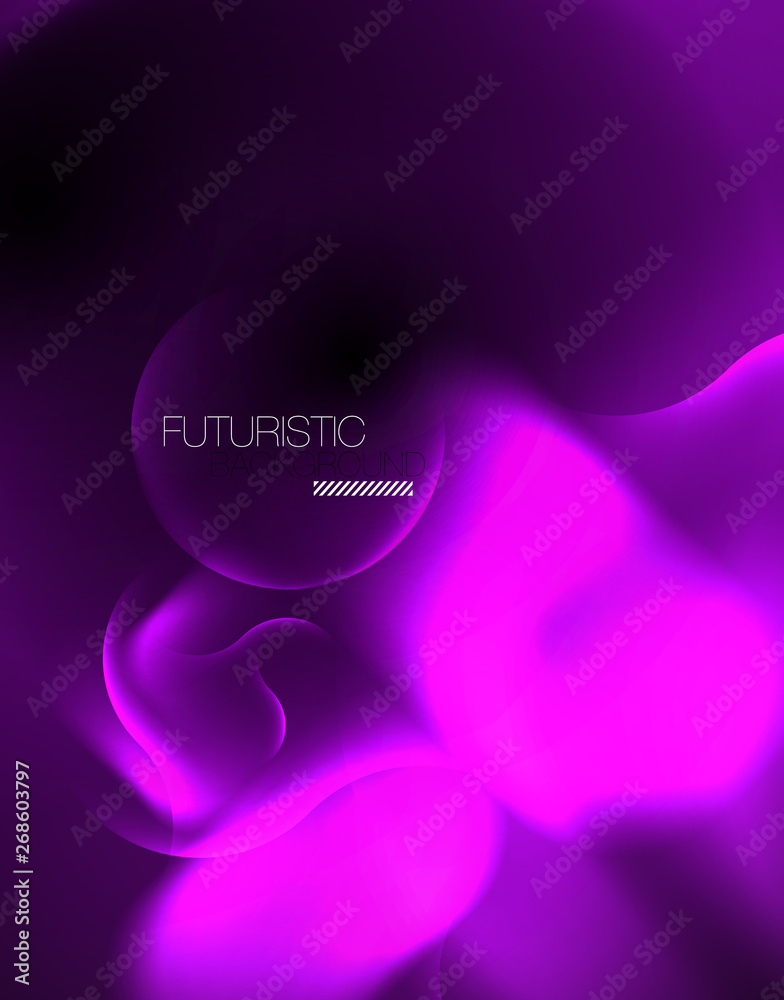 Shiny neon geometric waves template Shiny neon geometric waves template