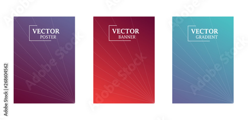 Abstract background with geometrical texture - gradient texture, geometric pattern with triangle.  Red blue violet gradient.   Art for business brochure,  cover design.