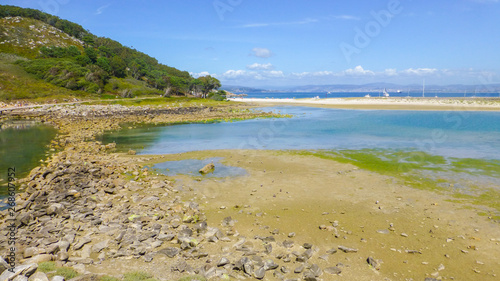 Cies Islands. National Park in Galicia Spain
