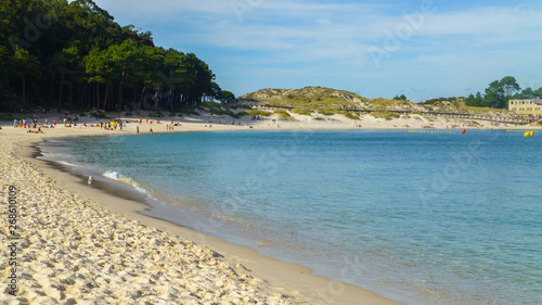 Cies Islands. Natural paradise in Galicia.Spain