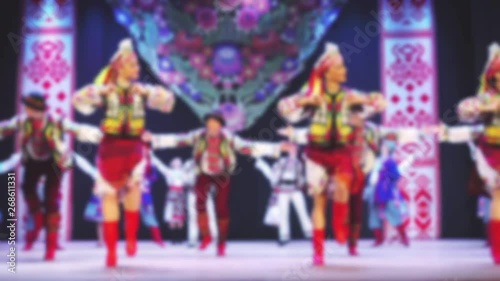 Wallpaper Mural Ukrainian national dances. Out of focus. Slow motion. Torontodigital.ca