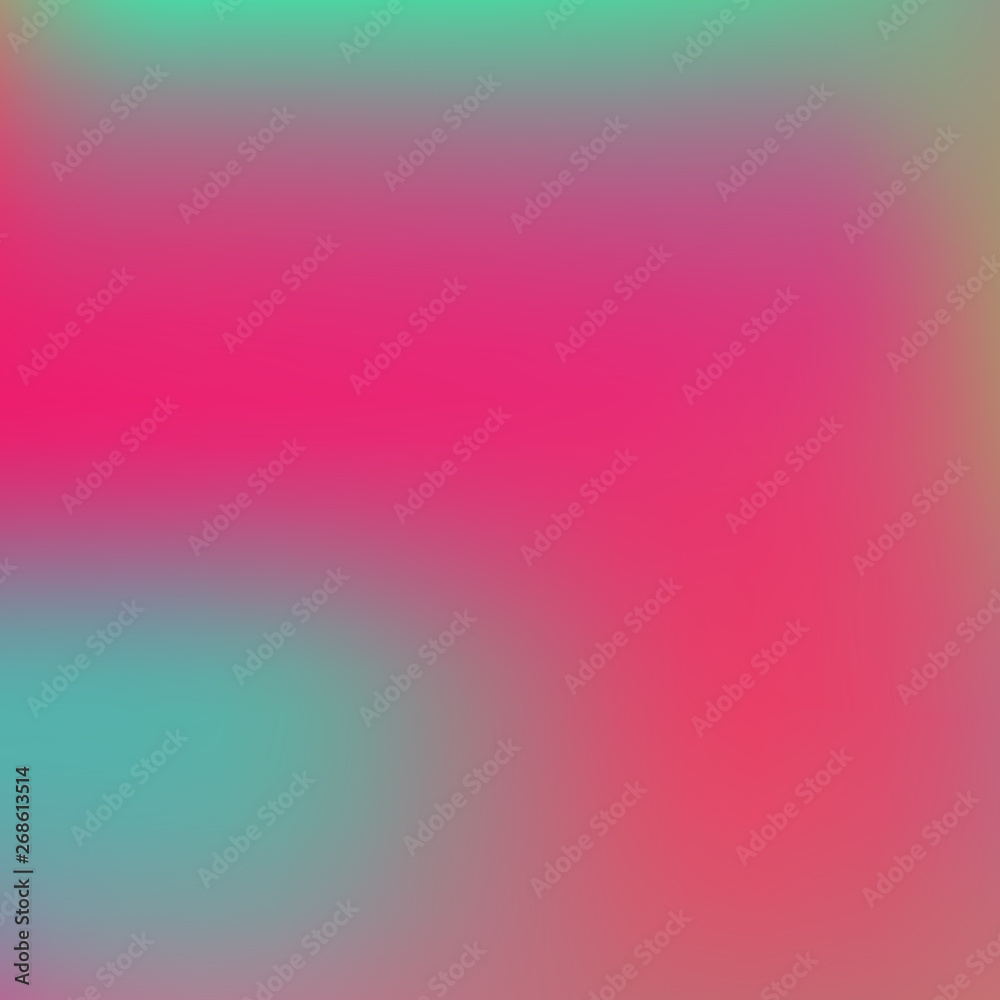Fototapeta premium Gradient mesh painted in different colors.
