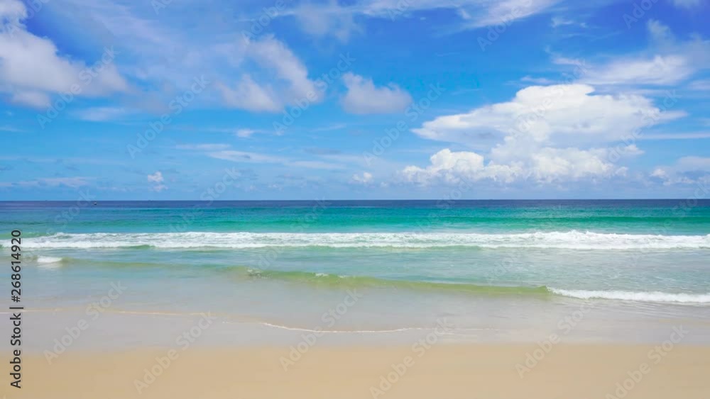 4K.UHD 3840x2160P- Beach sea in summer. At Phuket, Thailand. 4K.UHD 3840x2160P- Beach sea in summer. At Phuket, Thailand.