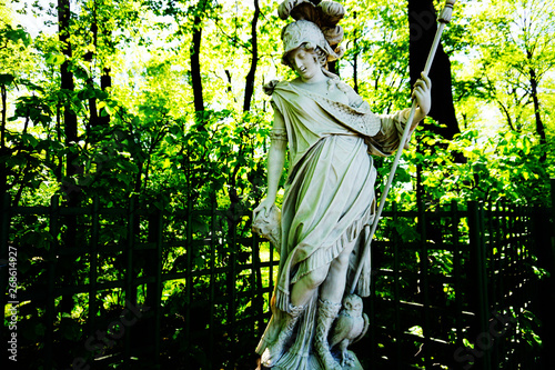 Wallpaper Mural Minerva in Summer Garden, St. Petersburg