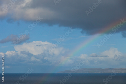 Rainbow. Inisheer Island - Inis Oirr. Aran Islands, Galway County, West Ireland, Europe photo