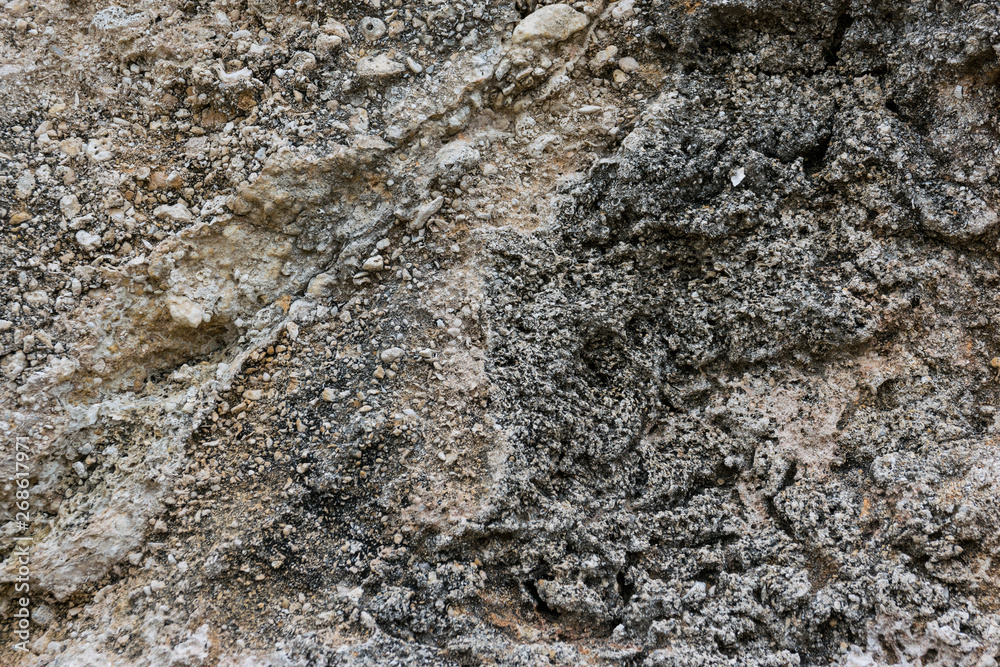old rough, weathered, textured rock surface
