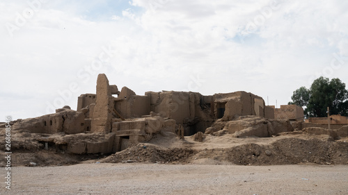 Abandoned desert ksar ksour in Algeria