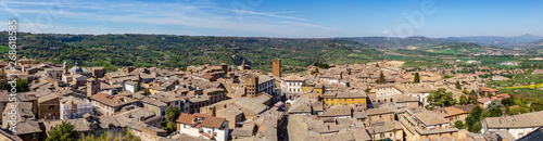 Orvieto, Italy. 04-19-2019. Panoramic view of Orvieto city. Terni. Italy
