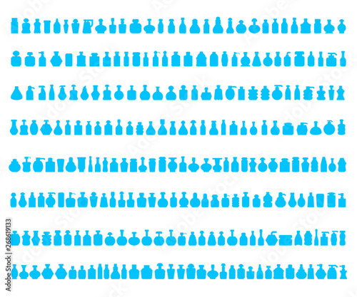 bottles and other containers, packaging icons