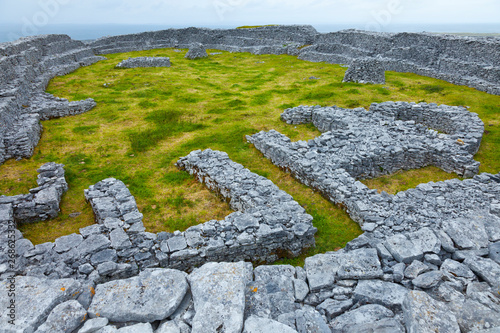 Dún Chonchúir Fort. Inishmaan Island - Inis Oirr. Aran Islands, Galway County, West Ireland, Europe photo