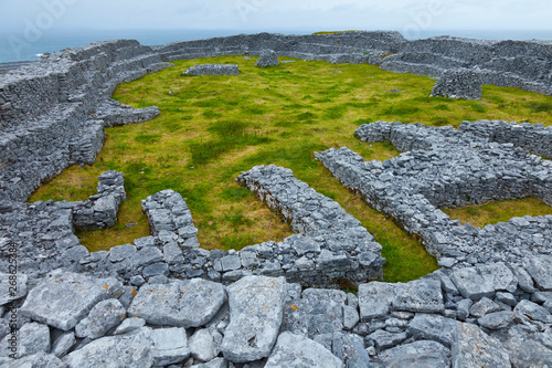 Dún Chonchúir Fort. Inishmaan Island - Inis Oirr. Aran Islands, Galway County, West Ireland, Europe photo