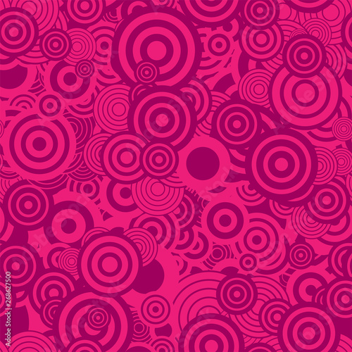 Retro seamless with circles pattern. Abstract background pattern design with circles. Vector illustration. 