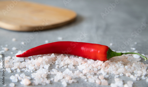 Papryka chilli na soli morskiej
