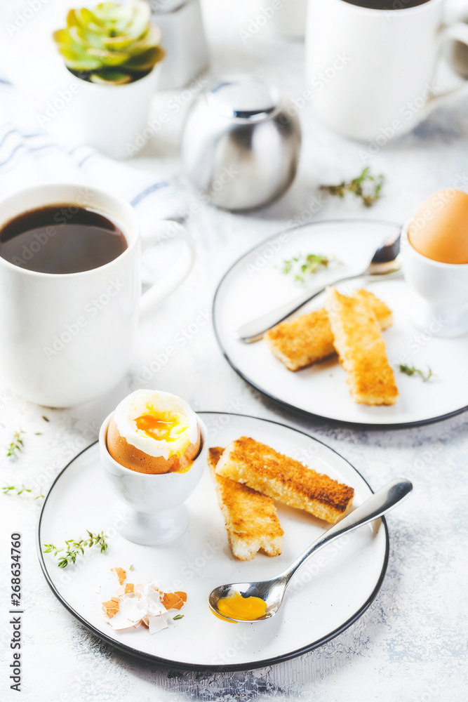 Soft boiled egg for breakfast Soft boiled egg for breakfast
