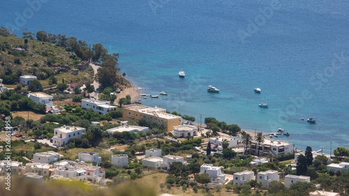 Panorama de l'ile de Leros en grece ile du dodecanèse photo