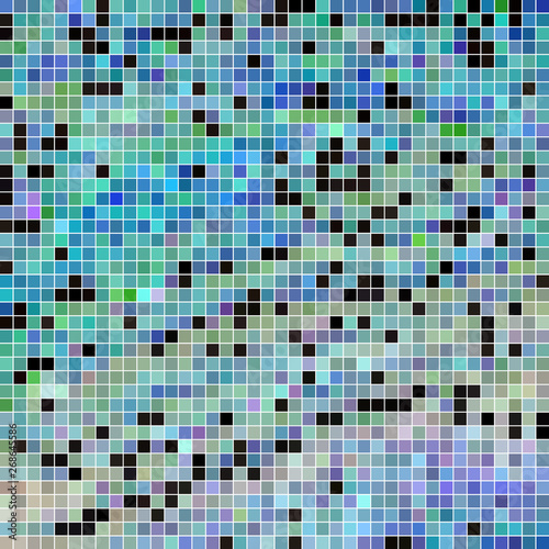 abstract vector square pixel mosaic background