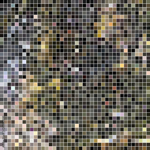 abstract vector square pixel mosaic background