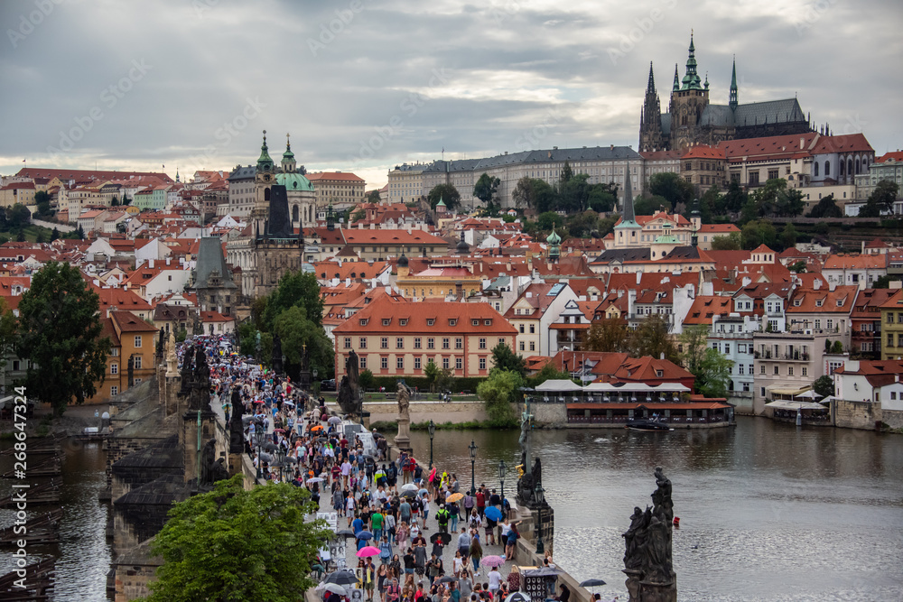 Obraz premium Prague Crowded