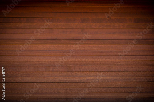 close up of wall made of wooden planks photo