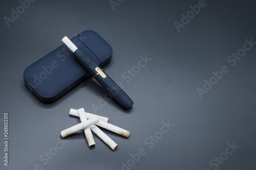 The new technology cigarette, hybrid cigarette, heatsticks, tobacco, new device photo